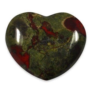 Miss Pretty London UK Limited Crystals Dragon's Blood Heart Stone - Stone of Personal Power - Hrt3