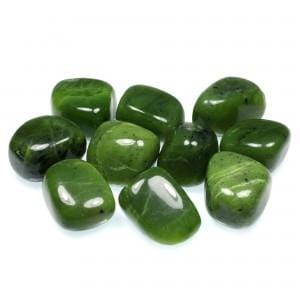 Miss Pretty London UK Limited Crystals Green Jade Tumble Stone -  The Stone of Luck  - TS328