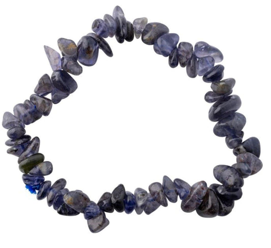 Miss Pretty London UK Limited Crystals Iolite Chip Bracelet - Stone of Clarity - CB56