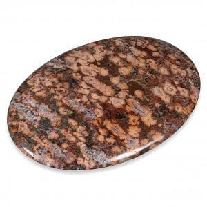 Miss Pretty London UK Limited Crystals Leopard Skin Jasper Palm Stone - The Stone of Nurturing - PS4