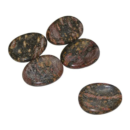 Miss Pretty London UK Limited Crystals Leopard Skin Jasper Worry Stone - The Stone of Nurturing - Worry27