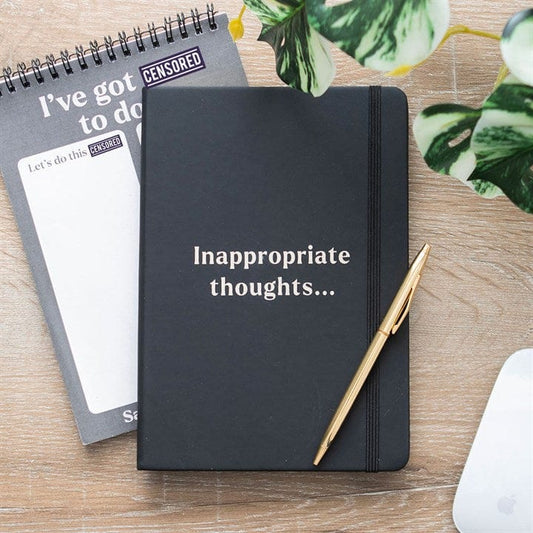 Jones Home & Gift Notebooks INAPPROPRIATE THOUGHTS A5 NOTEBOOK - 5056131156579