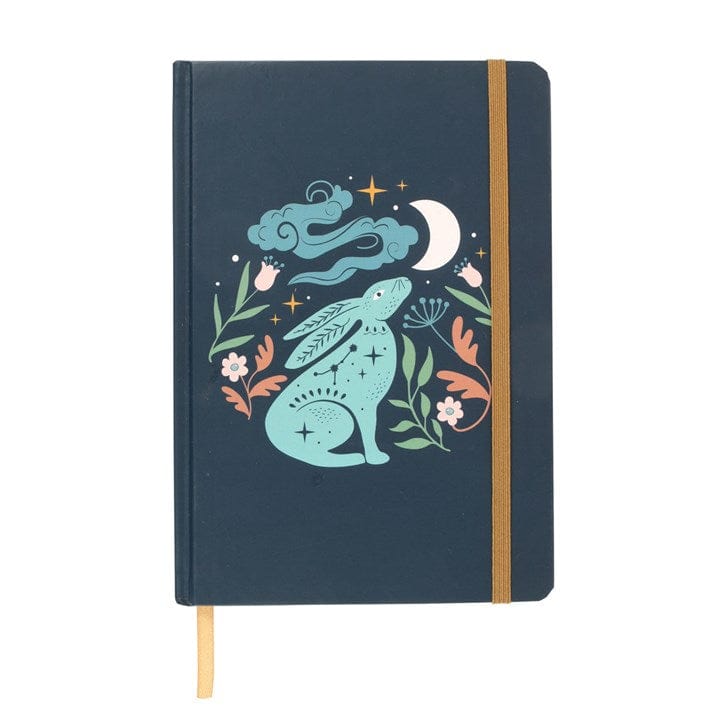 Jones Home & Gift Notebooks MIDNIGHT HARE A5 NOTEBOOK