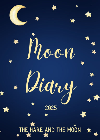 The Hare and the Moon Notebooks Moon Diary - Designed by us - AVAILABLE TO PREORDER