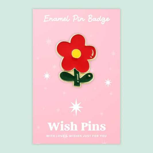 Wish Strings Pin Badges & Brooches Flower - Wish Pins - Enamel Pin Badge (EWP024)