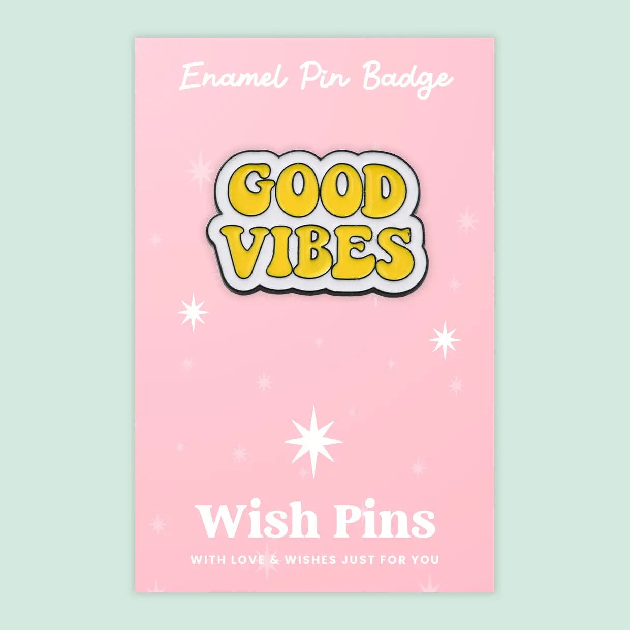 Wish Strings Pin Badges & Brooches Good Vibes - Wish Pins - Enamel Pin Badge (EWP011)