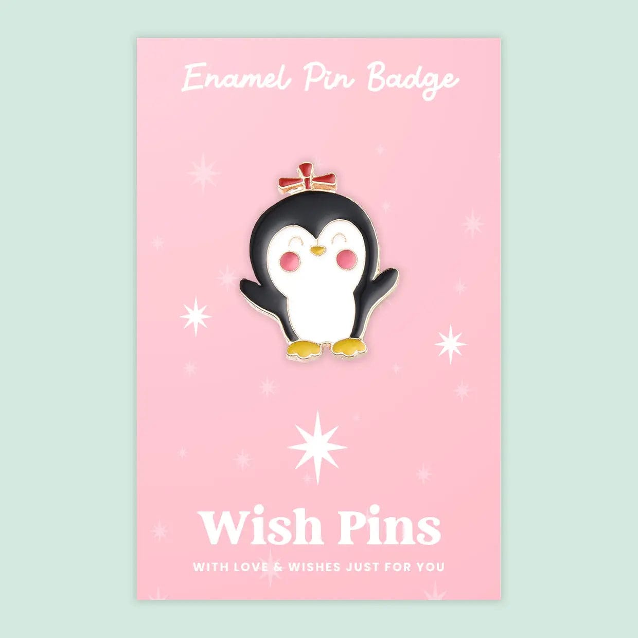 Wish Strings Pin Badges & Brooches Penguin - Wish Pins - Enamel Pin Badge (EWP006)