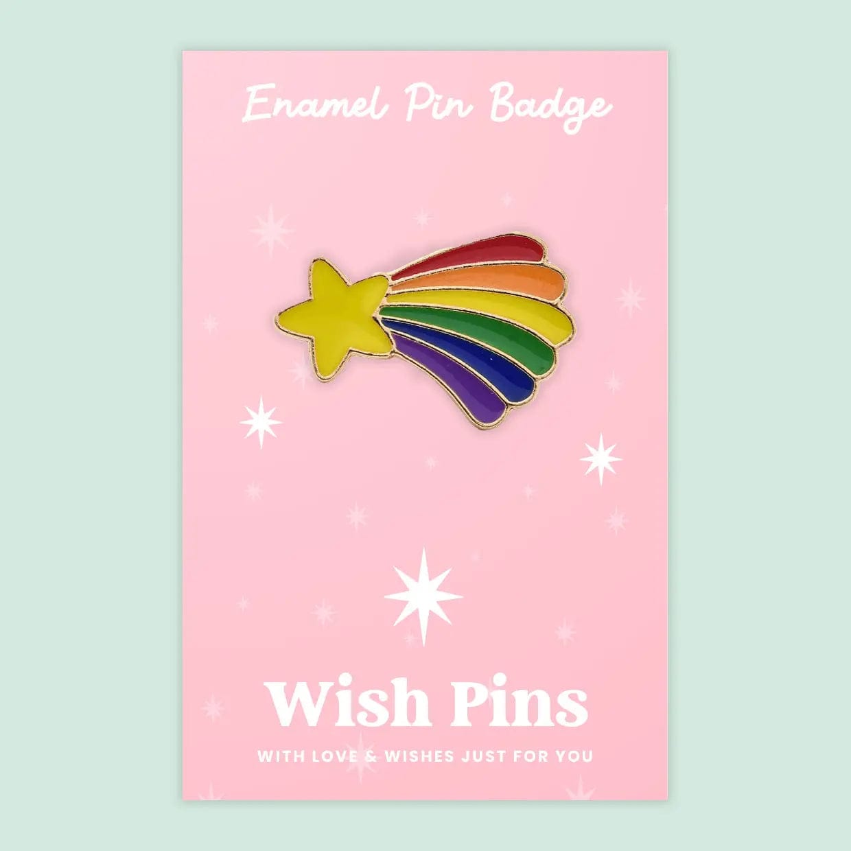 Wish Strings Pin Badges & Brooches Shooting Star - Wish Pins - Enamel Pin Badge (EWP021)