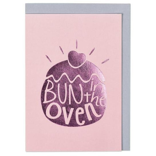 Raspberry Blossom Cards Bun in the oven Greeting Card - RBL003