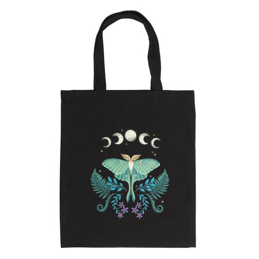 The Hare and the Moon Shopping Bags Luna Moth Polycotton Tote Bag - 5060000000000