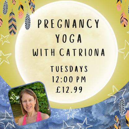 The Hare and the Moon Spiritual Pregnancy Yoga Class with Catriona - Tuesdays - 12:00pm - £12.99 Per class