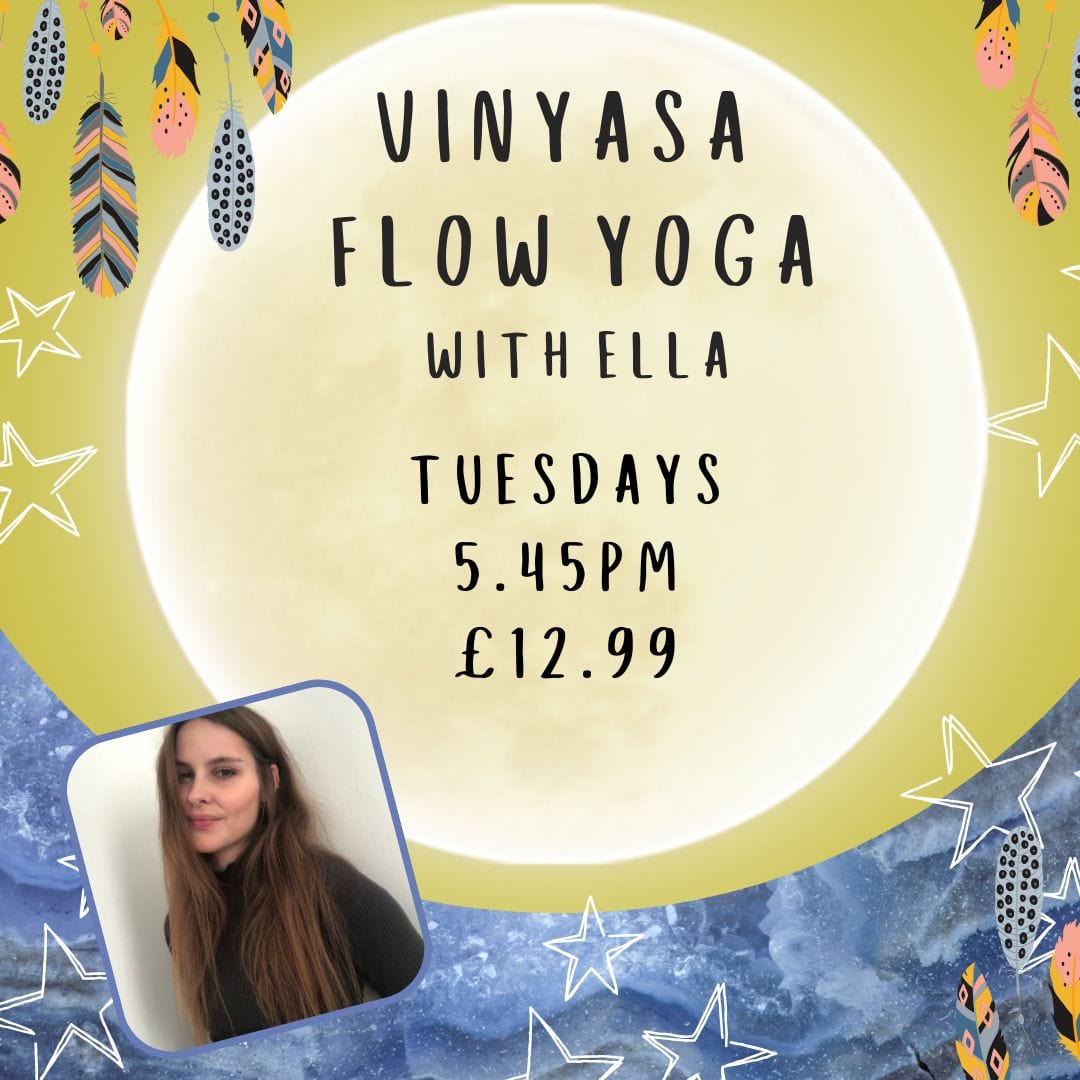 The Hare and the Moon Spiritual Vinyasa Flow Yoga with Ella - Tuesdays - 5.45pm - £12.99 Per class