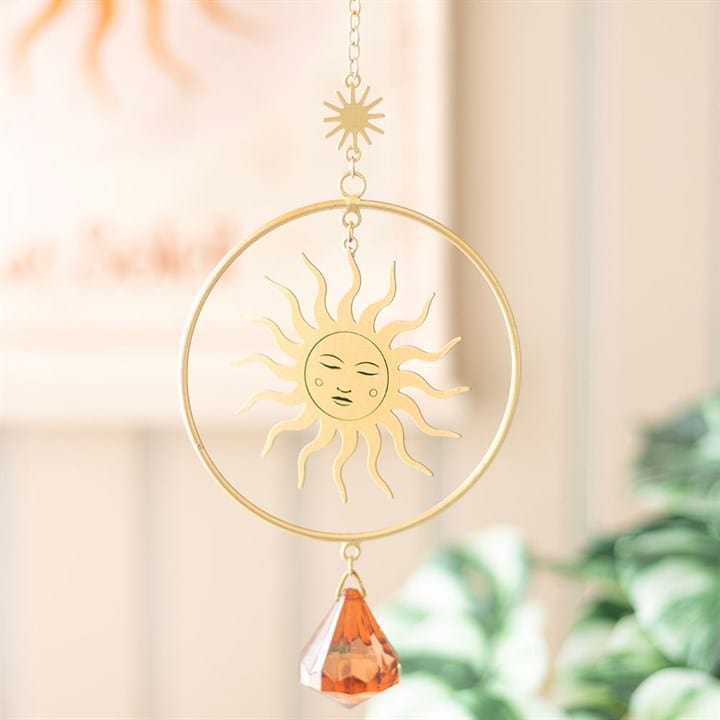 Jones Home & Gift Suncatchers GOLDEN HOUR CRYSTAL SUNCATCHER