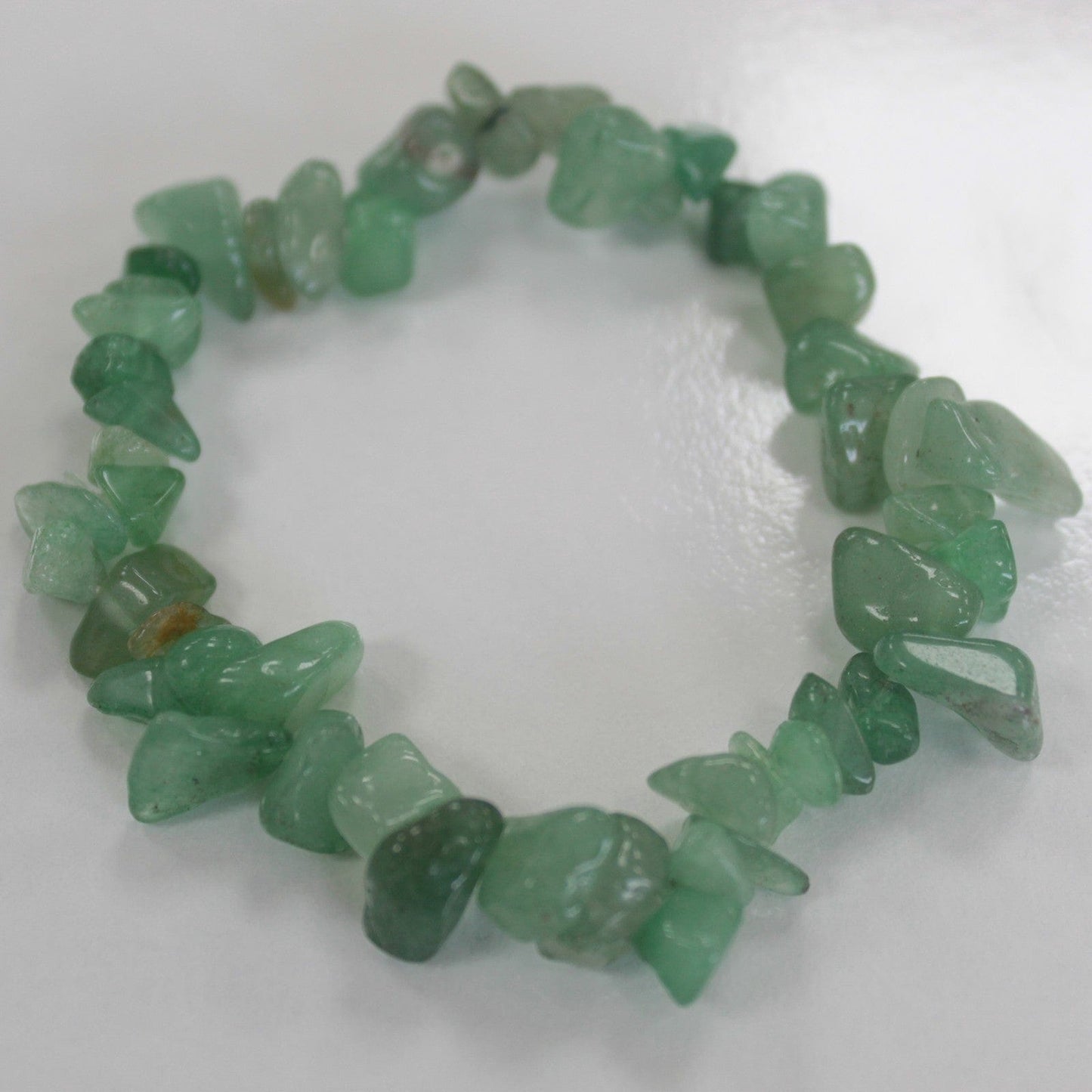 The Hare and The Moon Bracelets Green Aventurine Chip Bracelet - CBA37