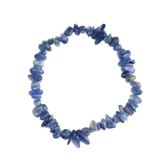 The Hare and The Moon Bracelets Kyanite Chip Bracelet -  Stone of Dreamwork & Intuition - CB679