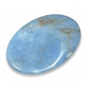 The Hare and The Moon Crystals Angelite Thumb Stone - Peace and Calm - TS607