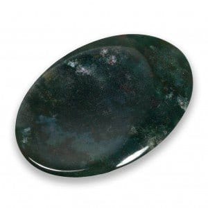 The Hare and The Moon Crystals Bloodstone Thumb Stone - Stone of Health and Revitalisation - TS12