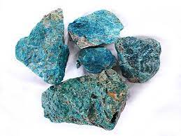 The Hare And The Moon Crystals Blue Apatite Rough Stone - Stone For Flexibility and Understanding