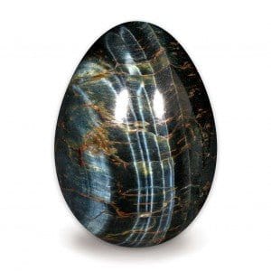 The Hare And The Moon Crystals Blue Tiger's Eye Egg Stone - The Stone of Answers - EG555