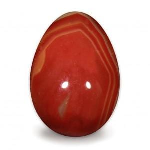 The Hare and The Moon Crystals Carnelian Egg - Stone of Warmth and Energy - EG15