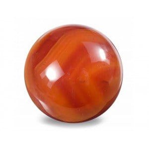 The Hare and The Moon Crystals Carnelian Sphere - Stone of Warmth and Energy - SPH41