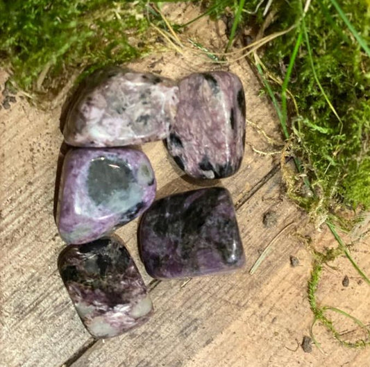 The Hare And The Moon Crystals Charoite Tumble Stone - The Stone of Perspective