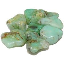 The Hare and The Moon Crystals Chrysoprase Tumble Stone  - Stone of Removing Grudges