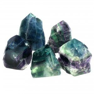 The Hare and The Moon Crystals Fluorite Generator Point - Stone of Coordination - GP34