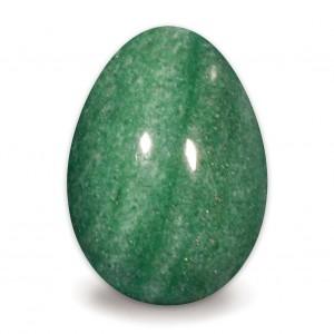 The Hare and The Moon Crystals Green Aventurine Egg - Stone of Balance, Tranquillity and Stability - EG196