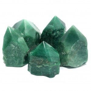 The Hare and The Moon Crystals Green Aventurine Generator Point - Stone of Balance, Tranquillity and Stability - GP172