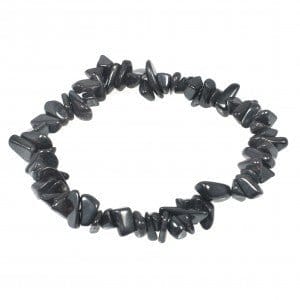 The Hare and The Moon Crystals Hematite Chip Bracelet - Stone of Grounding and Balance - CHP198