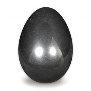 The Hare and The Moon Crystals Hematite Egg - Stone of Grounding and Balance - EG17