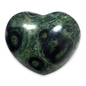 The Hare and the Moon Crystals Kambaba Jasper Heart Stone - The Stone of Connection to Life - HE879