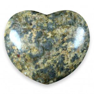 The Hare And The Moon Crystals Leopard Skin Jasper Heart - The Stone of Nurturing - HAR47