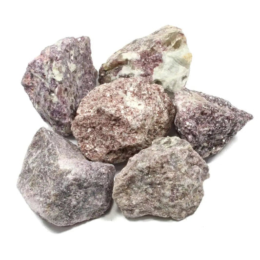 The Hare And The Moon Crystals Lepidolite Rough Stone - Lepidolite - The stone for relieving stress and anxiety