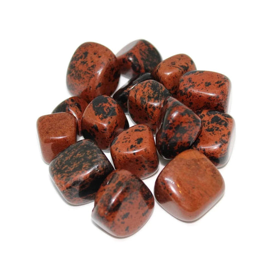 The Hare and The Moon Crystals Mahogany Obsidian Tumble Stone - The Stone of Fulfilment