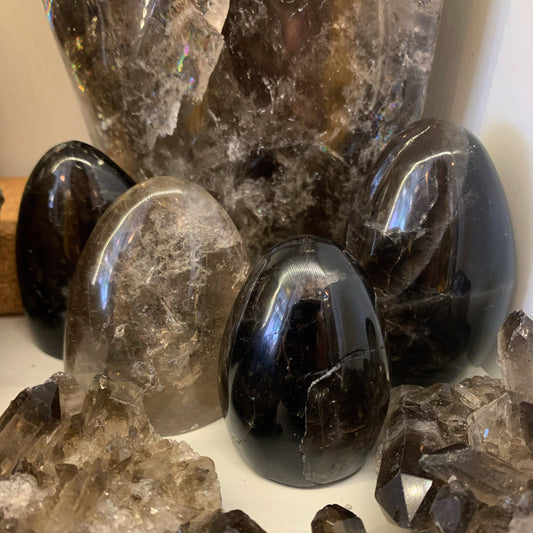 The Hare and The Moon Crystals Mini Smokey Quartz Freeforms - Stone of Invisibility - SQFF