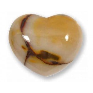 The Hare and The Moon Crystals Mookaite Heart Stone - Stone of Safety & Practicality - HR342