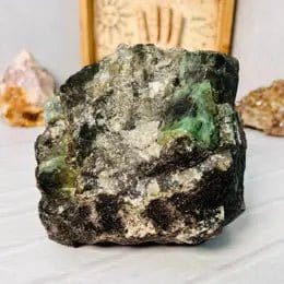 The Hare and The Moon Crystals Natural Emerald - Large Rough Cluster - - BAC3