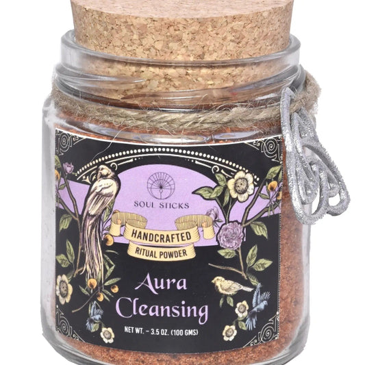 The Hare and The Moon Spell Kits Aura Cleansing Ritual Spell Powder Jar