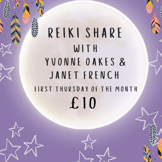 The Hare and the Moon Spiritual A Reiki Share with Yvonne Oakes and Janet French.