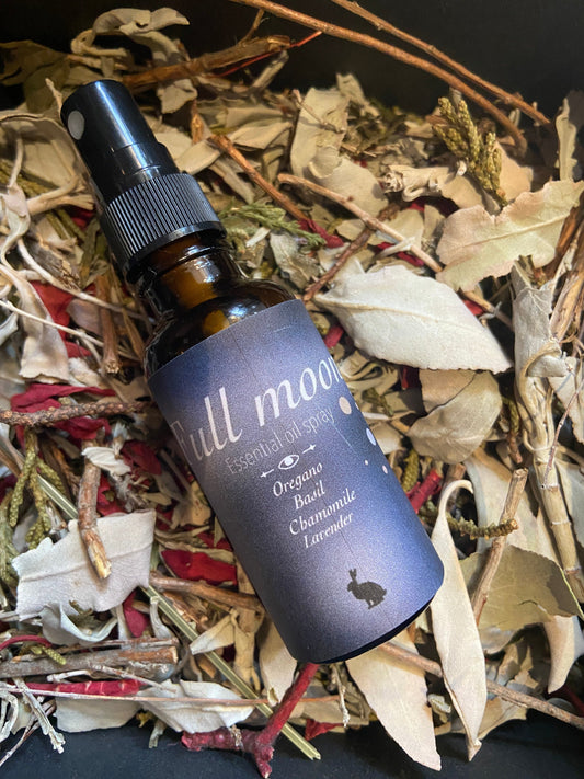 The Hare and the Moon Spiritual Full Moon Natural Essential Oil Room Spray