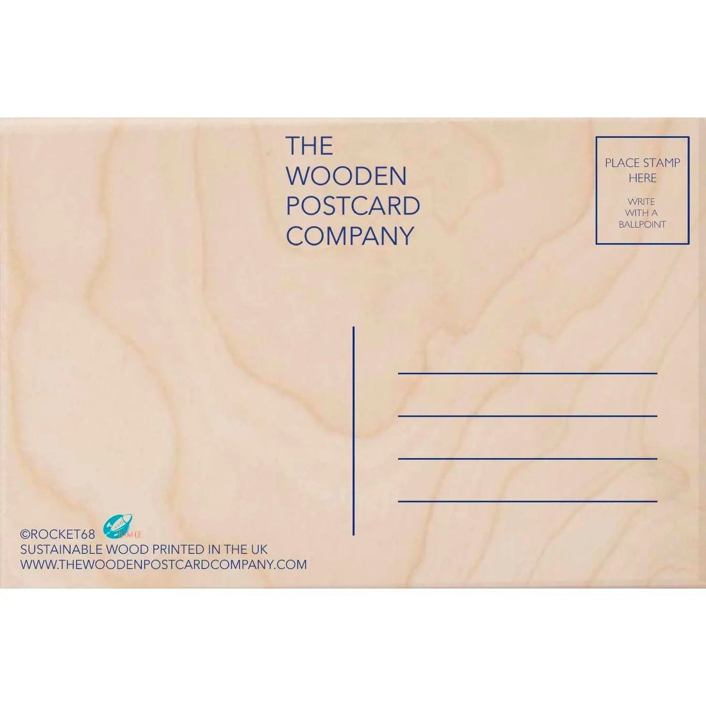 The Little White Card Company Cards AMAZING LONDON wooden postcard (Greeting Card) - WP1