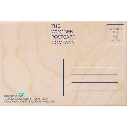 The Little White Card Company Cards AMAZING LONDON wooden postcard (Greeting Card) - WP1