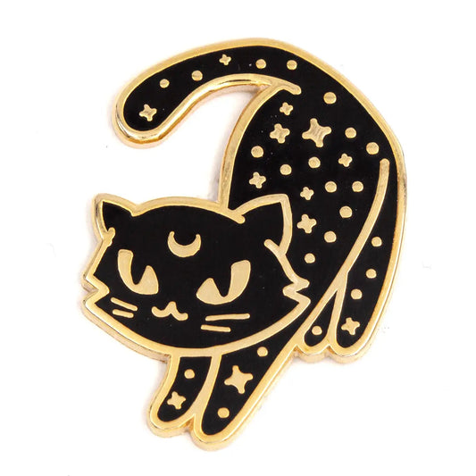 These Are Things Pin Badges & Brooches Celestial Lunar Cat Enamel Pin - TATH21