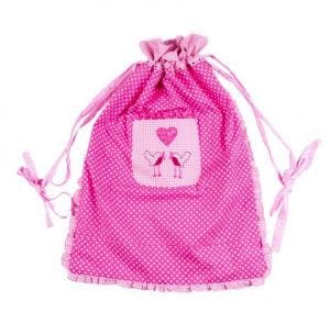 Bombay Duck London Toiletry Bags Pink Love Birds Washbag