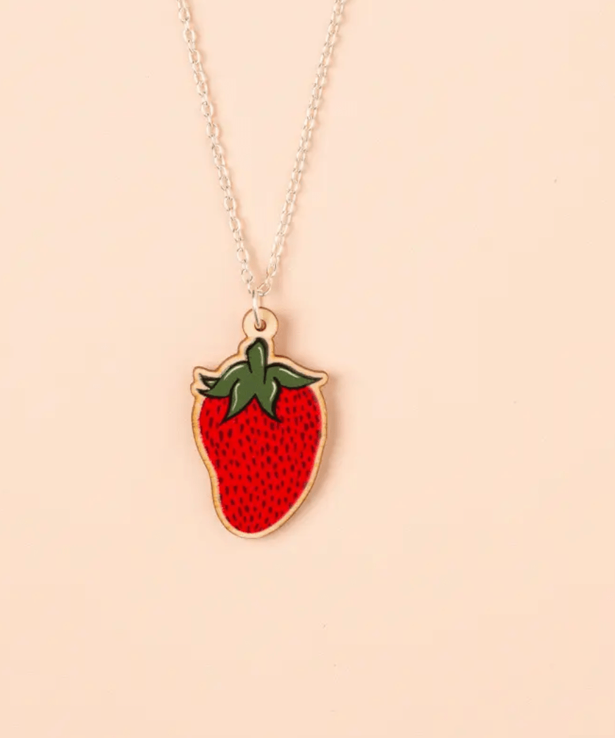 Ivy and Ginger Necklaces Strawberry Necklace - GN125