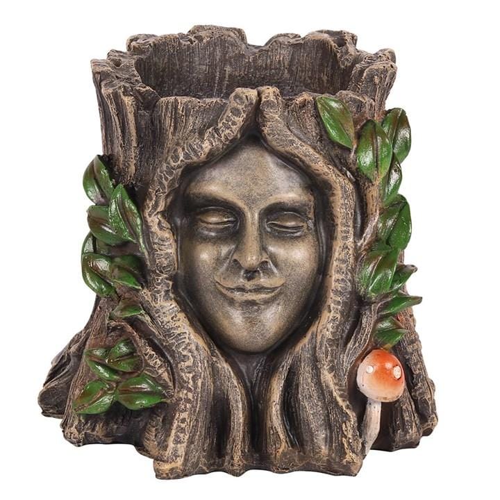 Jones Home & Gift Garden Ornaments THE GREEN GODDESS PLANT POT