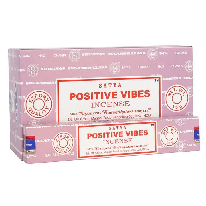 Jones Home & Gift Incense POSITIVE VIBES INCENSE STICKS BY SATYA