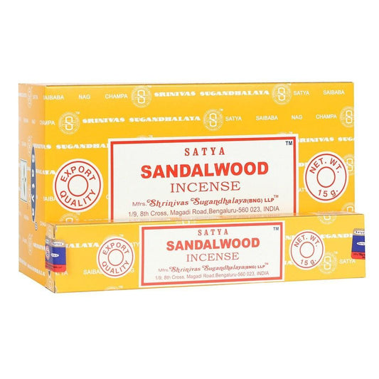 Jones Home & Gift Incense SANDALWOOD INCENSE STICKS BY SATYA